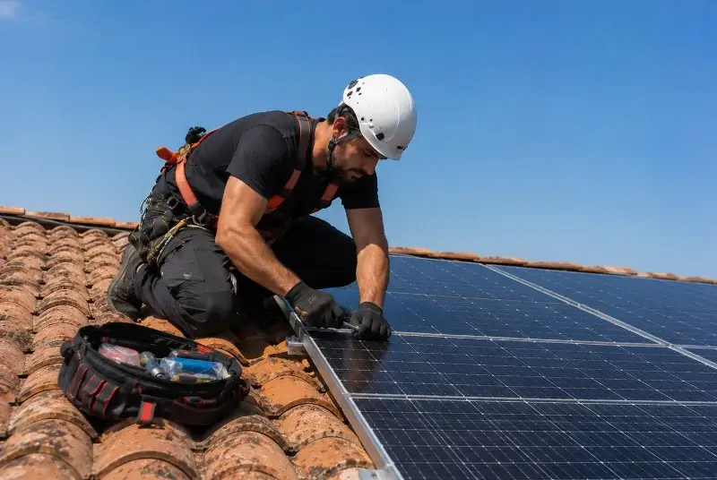 Maintenance et monitoring de panneaux solaires à Lagrange
