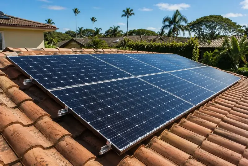 Installation de panneaux solaires à Lagrange
